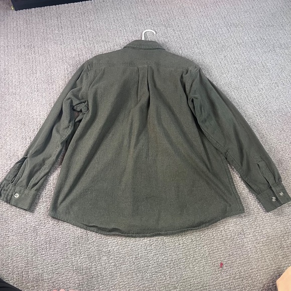Cold Storage Army Green Button Up ADULT Large - Picture 2 of 3